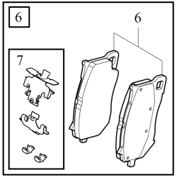 VOLVO XC60 II klocki hamulcowe przod POLESTAR Performance OE 32373196