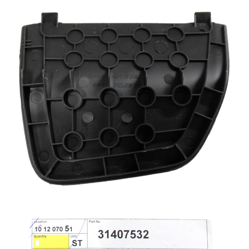 VOLVO XC60 II guma lewa wykladzina boczka drzwi czarna OE 31407532