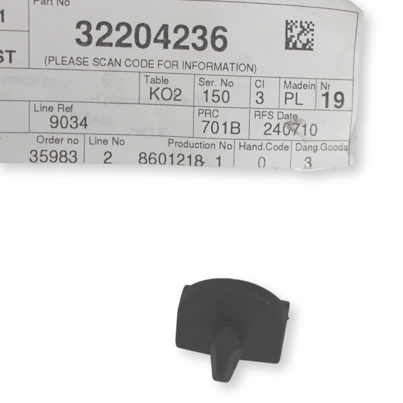 VOLVO V90CC uchwyt tylnej siatki bagaznika OE 32204236