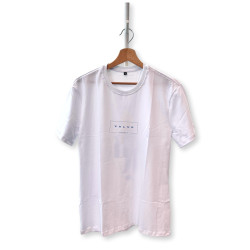 VOLVO koszulka z nadrukiem "Volvo For Safety" t-shirt bialy OE