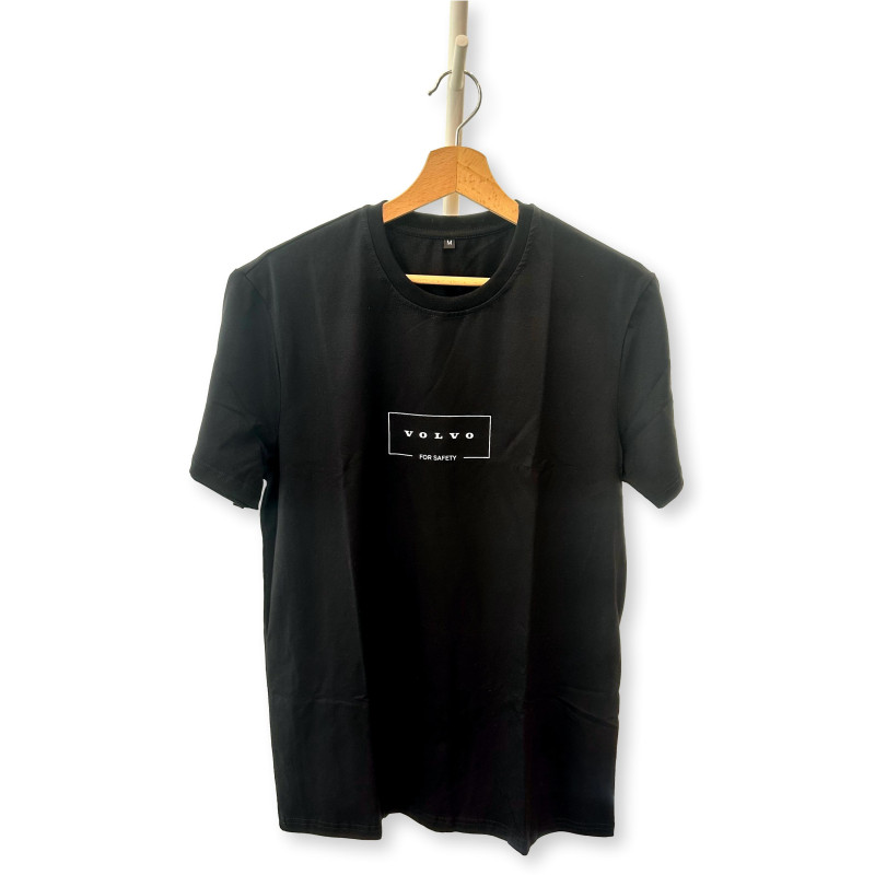 VOLVO koszulka z nadrukiem "Volvo For Safety" t-shirt czarny OE