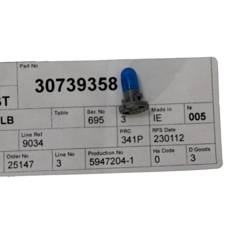 VOLVO S60 S80 zarowka podsw...