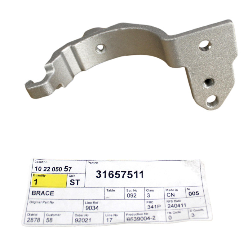 VOLVO S60 V60 S90 V90 XC40 XC60 XC90 II HYB uchwyt obejma pompy OE 31657511