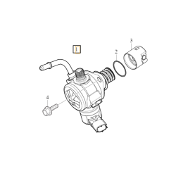 VOLVO V40 S60 V60 S90 V90 XC60 XC90 II pompa wtryskowa B4204TX OE 32140068