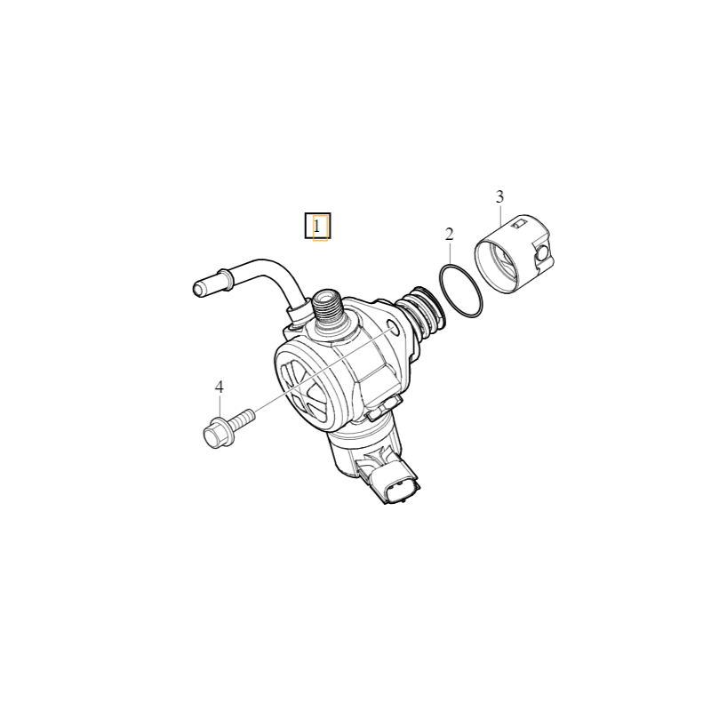 VOLVO V40 S60 V60 S90 V90 XC60 XC90 II pompa wtryskowa B4204TX OE 32140068