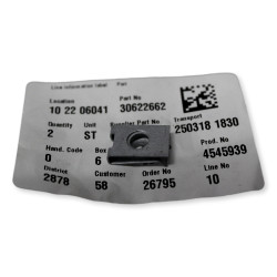 VOLVO XC40 C40 XC90 V60 V90 S60 S90 EX40 EC40 nakrętka sprężynowa OE 30622662