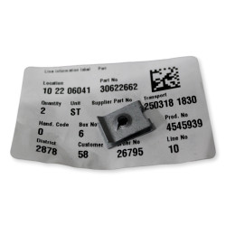 VOLVO XC40 C40 XC90 V60 V90 S60 S90 EX40 EC40 nakrętka sprężynowa OE 30622662