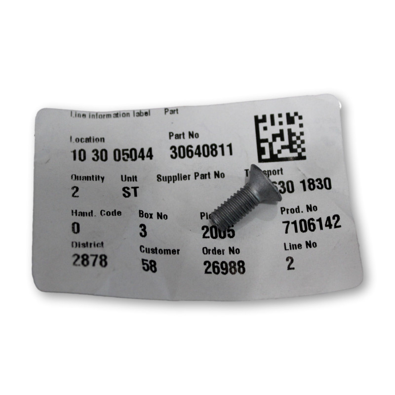 VOLVO XC40 S60 V60 CC XC60 XC90 V90 CC EX40 śruba tarcza hamulcowa M6×16 OE