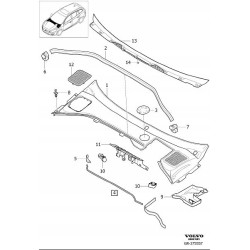 VOLVO S60 V60 XC60 S90 spinka podszybia 30624612