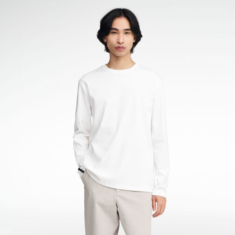 VOLVO koszulka dlugi rekawek longsleeve oryginalny bialy LIFESTYLE