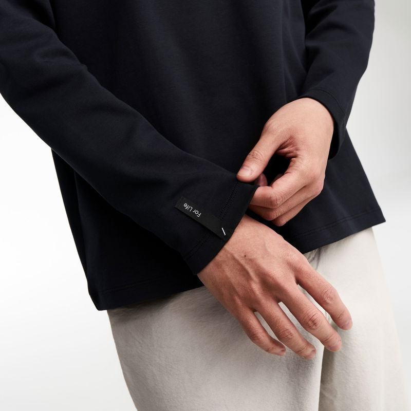 VOLVO koszulka dlugi rekawek longsleeve oryginalny czarny LIFESTYLE