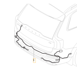 VOLVO wiazka przewodow zderzak tylny 32389466 OE czesc fabrycznie nowa