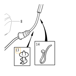 VOLVO V40 S40 C70 spinka przewod linka gazu 30611099 OE