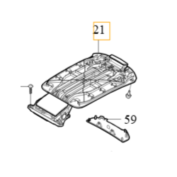 VOLVO S90 S60 V90 V60 S60 plyta panel podlokietnika 32369622 OE