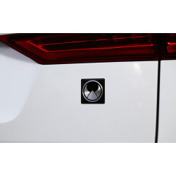 HEICO Volvo EX90 X90 XC60 XC40 EX30 V90 V60 V40 S90 S60 C40 emblemat tył Viking Helmet samoprzylepny 46x46mm