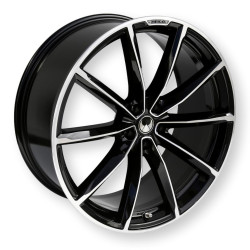 HEICO Volvo XC90 XC60 XC40 V90 V60 S90 S60 C40 felga aluminiowa 21" 10-ramienna czarna diamentowana