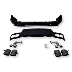 HEICO Volvo XC90 2024–2025 bodykit z dyfuzorem + końcówki wydechu T8