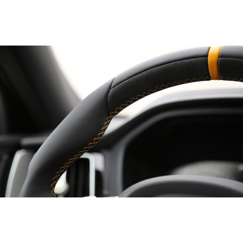 HEICO Volvo XC90 XC60 V90 V60 S90 S60 kierownica sportowa skóra Alcantara złoty