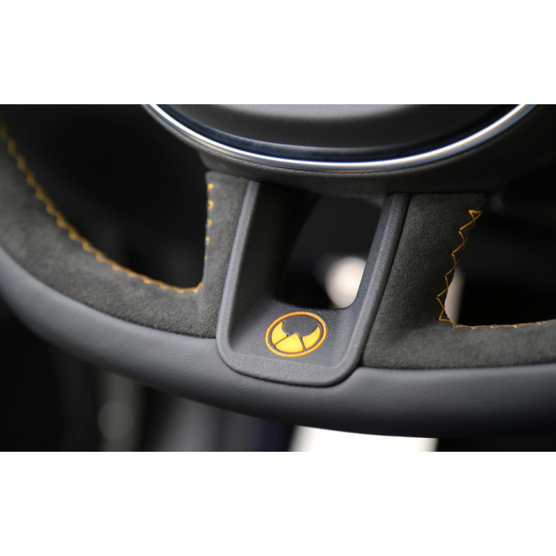 HEICO Volvo XC90 XC60 V90 V60 S90 S60 kierownica sportowa skóra Alcantara złoty łopatki