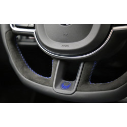 HEICO Volvo XC90 XC60 V90 V60 S90 S60 kierownica sportowa skóra Alcantara niebieski