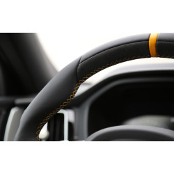 HEICO Volvo XC90 XC60 V90 V60 S90 S60 kierownica sportowa skóra Alcantara złoty łopatki