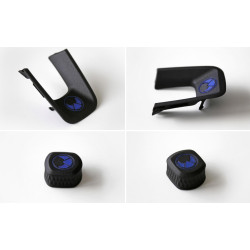 HEICO Volvo XC90 XC60 V90 V60 S90 S60 kierownica sportowa skóra Alcantara niebieski