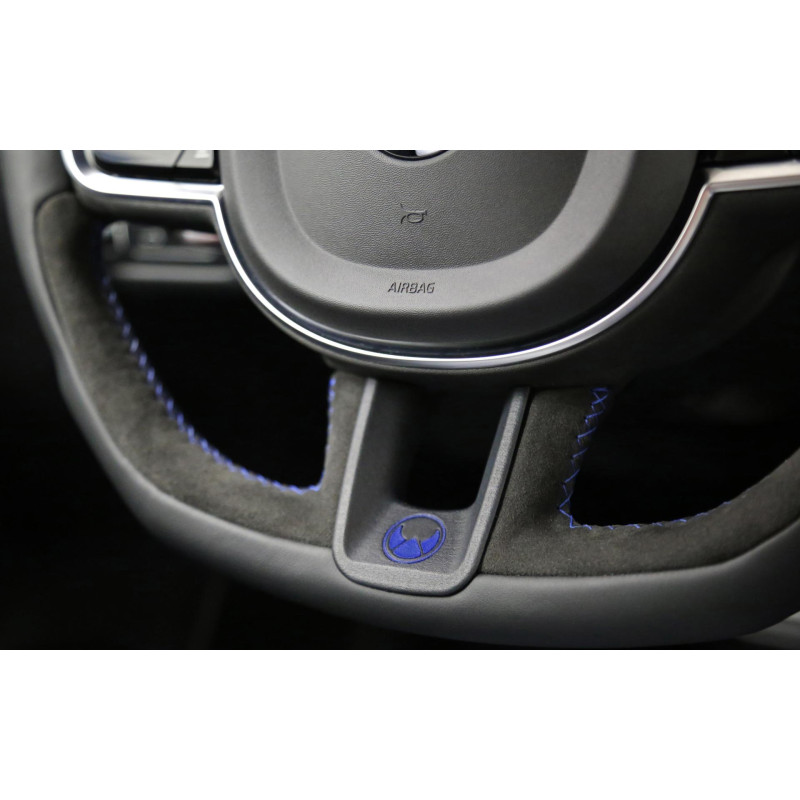 HEICO Volvo XC90 XC60 V90 V60 S90 S60 kierownica sportowa skóra Alcantara niebieski łopatki