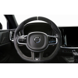 HEICO Volvo XC90 XC60 V90 V60 S90 S60 kierownica sportowa skóra Alcantara srebrna łopatki