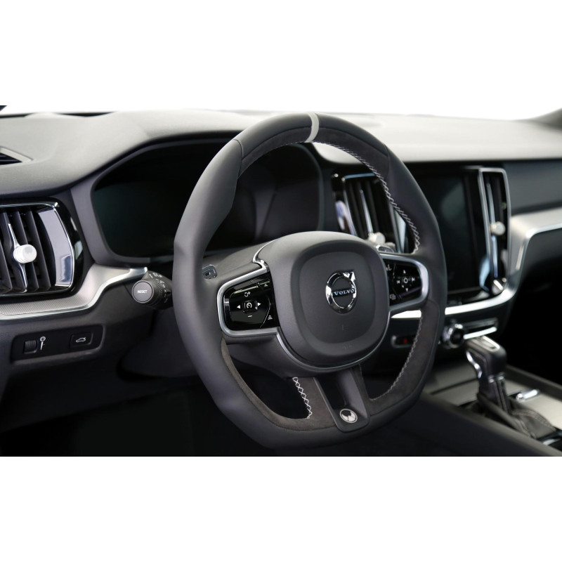 HEICO Volvo XC90 XC60 V90 V60 S90 S60 kierownica sportowa skóra Alcantara srebrna łopatki