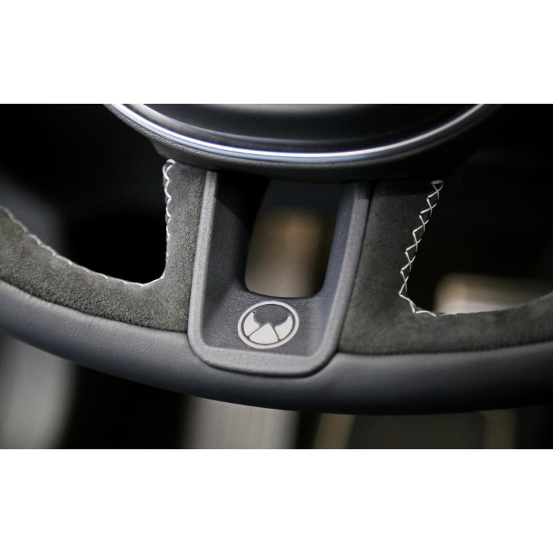 HEICO Volvo XC90 XC60 V90 V60 S90 S60 kierownica sportowa skóra Alcantara srebrna