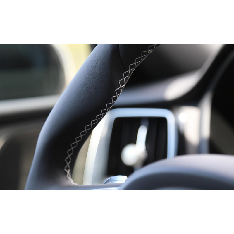 HEICO Volvo XC90 XC60 V90 V60 S90 S60 kierownica sportowa skóra Alcantara srebrna łopatki