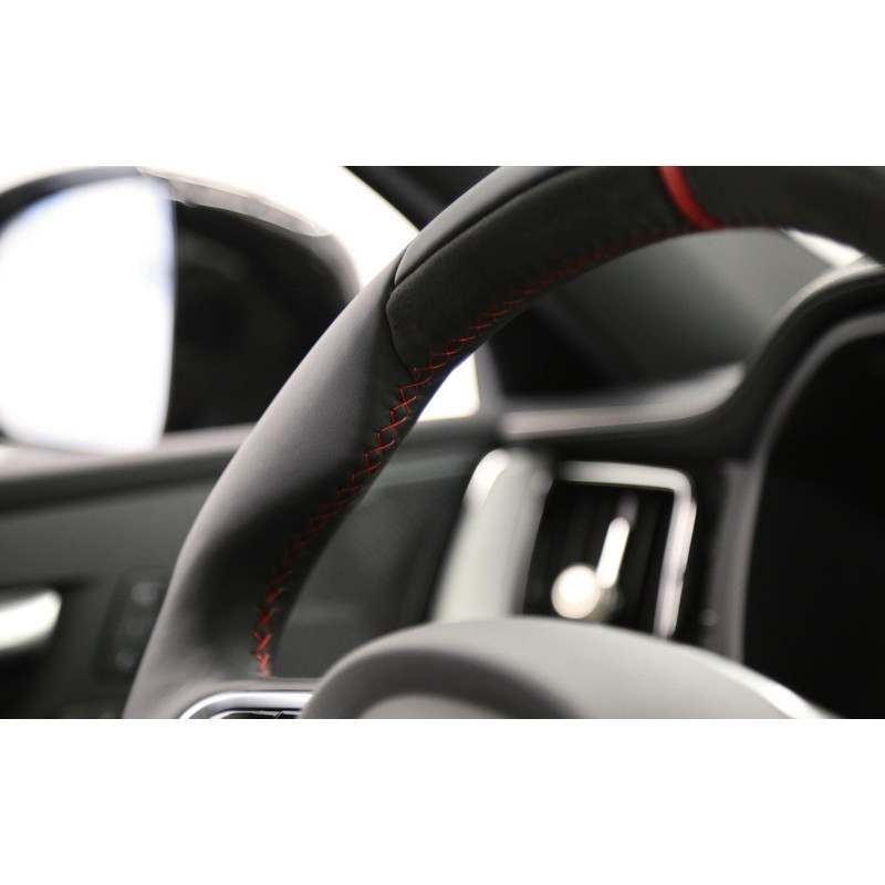 HEICO Volvo XC90 XC60 V90 V60 S90 S60 kierownica sportowa skóra Alcantara czerwony