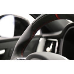 HEICO Volvo XC90 XC60 V90 V60 S90 S60 kierownica sportowa skóra Alcantara czerwony łopatki