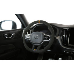 HEICO Volvo XC90 XC60 V90 V60 S90 S60 kierownica sportowa Alcantara żółty łopatki