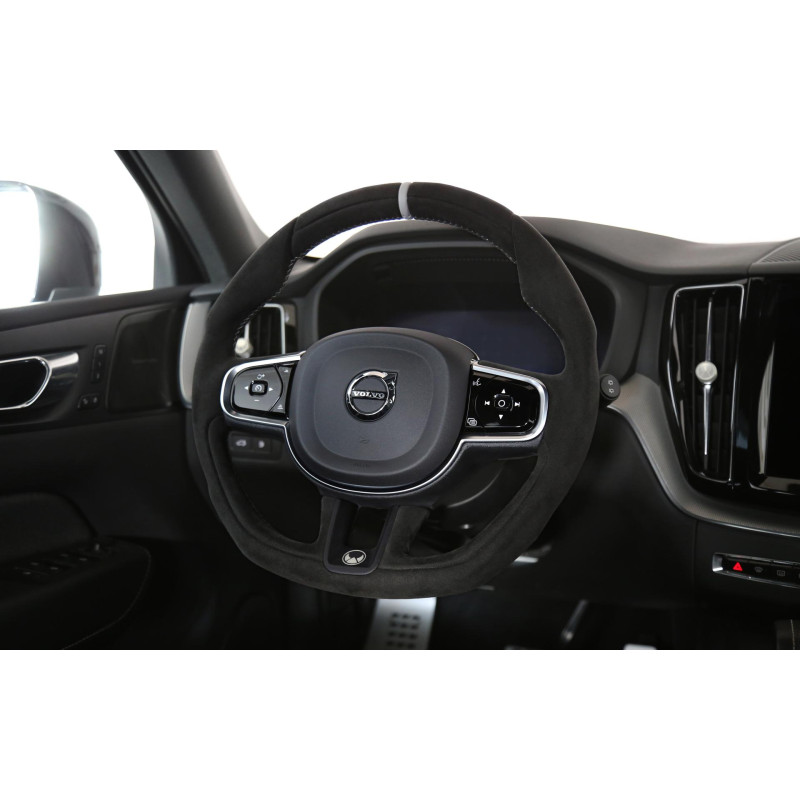 HEICO Volvo XC90 XC60 V90 V60 S90 S60 kierownica sportowa Alcantara srebrny łopatki