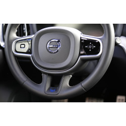 HEICO Volvo XC90 XC60 V90 V60 S90 S60 zestaw przycisk start i obejma kierownicy niebieski