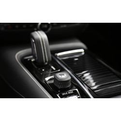 HEICO Volvo XC90 XC60 V90 V60 S90 S60 zestaw przycisk start i obejma kierownicy srebrny