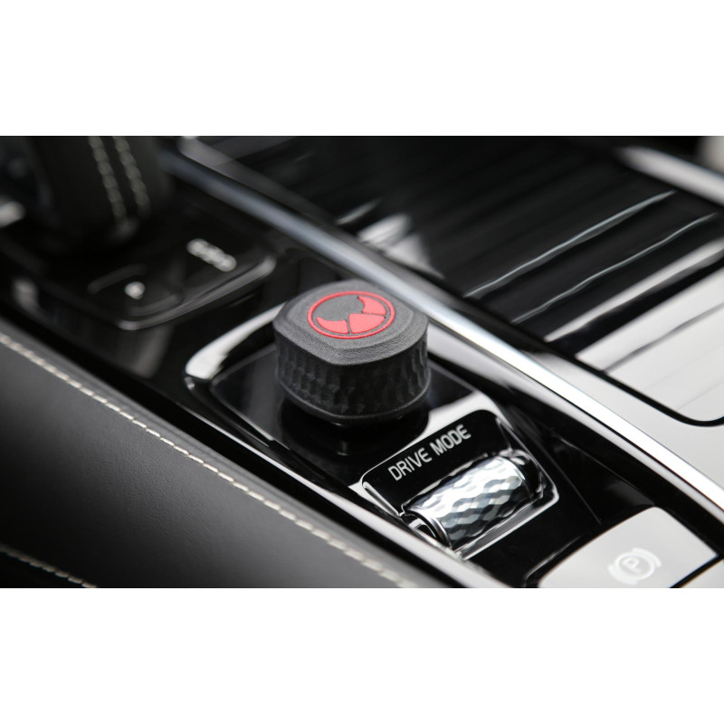 HEICO Volvo XC90 XC60 V90 V60 S90 S60 zestaw przycisk start i obejma kierownicy czerwony