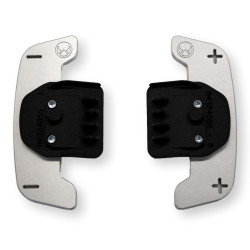 HEICO Volvo XC90 XC60 V90 V60 S90 S60 łopatki zmiany biegów aluminiowe srebrne