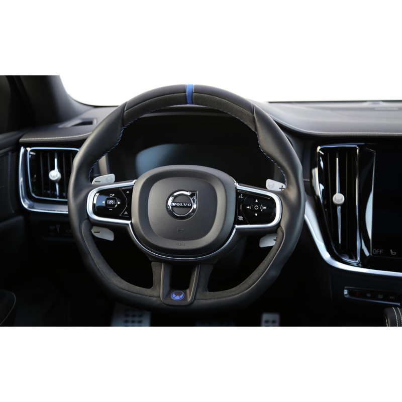 HEICO Volvo XC90 XC60 V90 V60 S90 S60 łopatki zmiany biegów aluminiowe srebrne