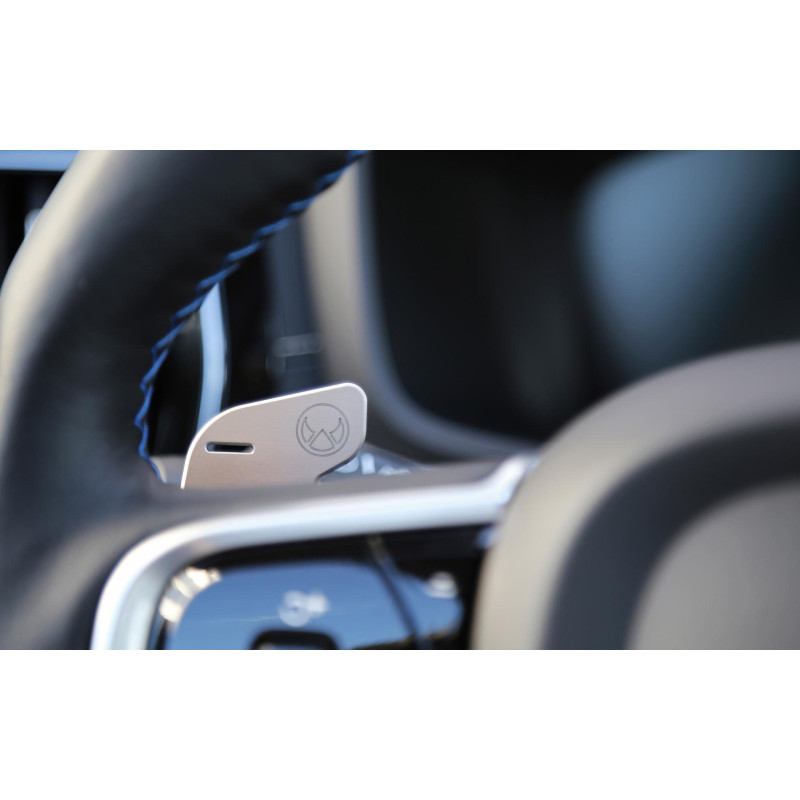 HEICO Volvo XC90 XC60 V90 V60 S90 S60 łopatki zmiany biegów aluminiowe srebrne