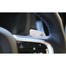 HEICO Volvo XC90 XC60 V90 V60 S90 S60 łopatki zmiany biegów aluminiowe srebrne