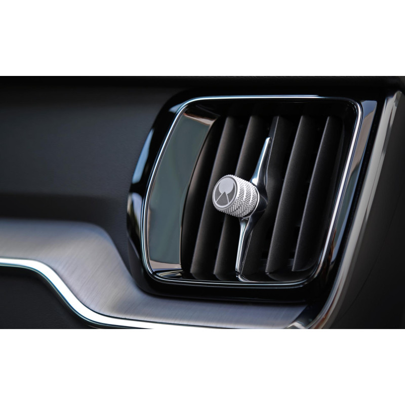 HEICO Volvo XC90 XC60 V90 V60 S90 S60 pokrętła nawiewów aluminiowe komplet przód