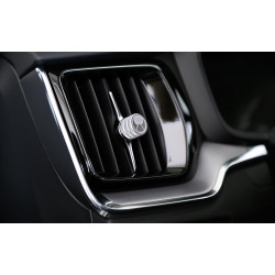 HEICO Volvo XC90 XC60 V90 V60 S90 S60 pokrętła nawiewów aluminiowe komplet przód