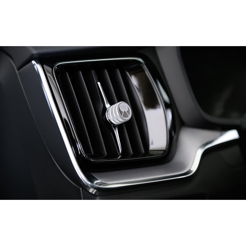 HEICO Volvo XC90 XC60 V90 V60 S90 S60 pokrętła nawiewów aluminiowe komplet przód