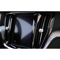 HEICO Volvo XC90 XC60 V90 V60 S90 S60 pokrętła nawiewów aluminiowe komplet przód