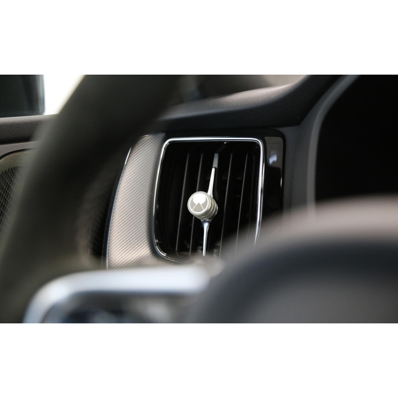 HEICO Volvo XC90 XC60 V90 V60 S90 S60 pokrętła nawiewów aluminiowe komplet przód