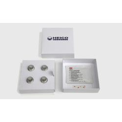 HEICO Volvo XC90 XC60 V90 V60 S90 S60 pokrętła nawiewów aluminiowe komplet przód