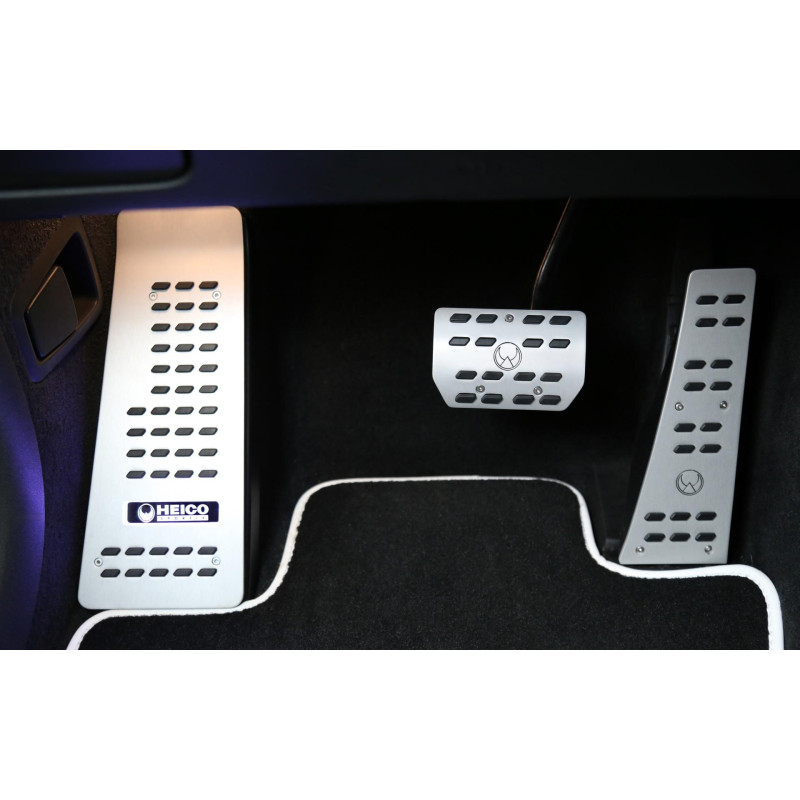 HEICO Volvo XC90 XC60 V90 V60 S90 S60 nakładki pedałów aluminiowe automat