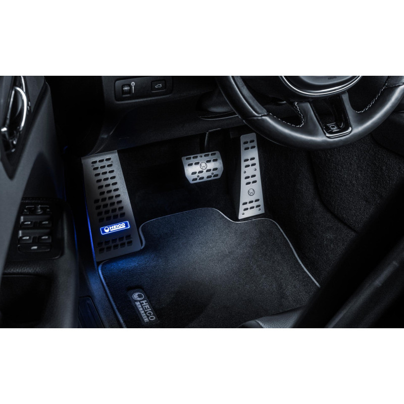 HEICO Volvo XC90 XC60 V90 V60 S90 S60 nakładki pedałów aluminiowe automat